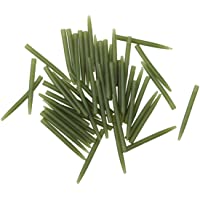 Shaddock 50pcs de Mangas de Goma Anti-Enredo Carpa Ganchos Mangas Conectar con Aparejos de Gancho de Pesca